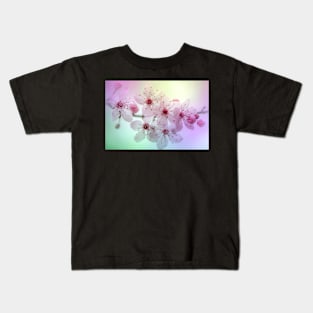 Colourful Cherry Blossom Kids T-Shirt